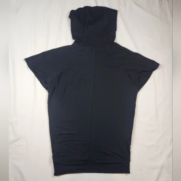 Prana Carys Hooded Short Sleeve Black Dress - Picture 8 of 8